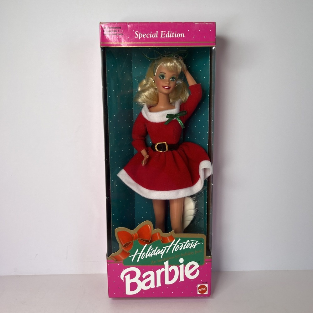 1992 Holiday Hostess Barbie Special Edition #10280 NRFB Vintage Mattel